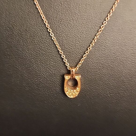 Coach Signature C Pave Necklace w/ Swarovski Crystals - Picture 6 of 7